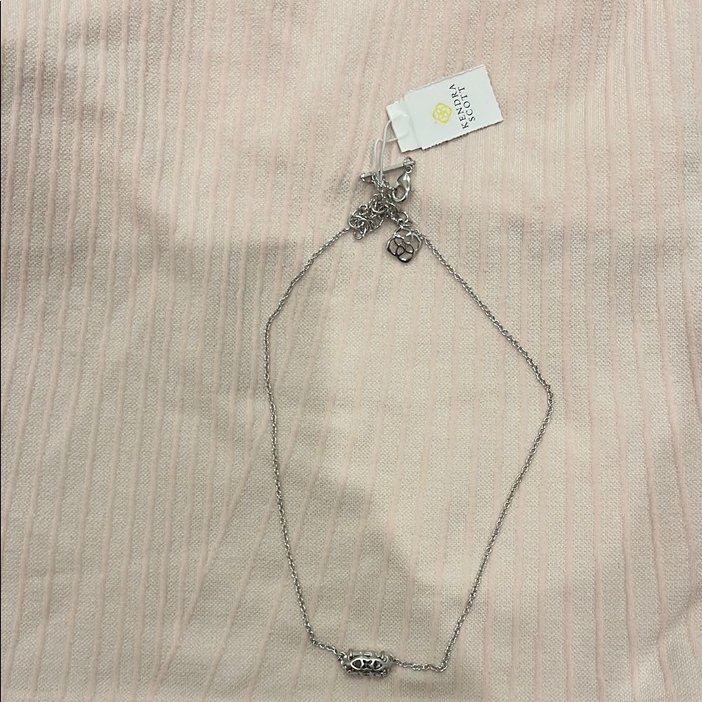 Kendra Scott Elegant Silver Necklace